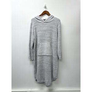 Softies Marshmallow Hooded Lounger Dress Heather Grey L/XL